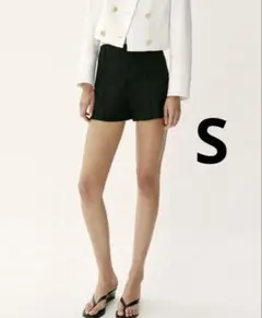 ZARA ザラ　ハイウエストバミューダパンツ　新品、未使用