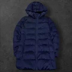 UNIQLO ユニクロ ウルトラライトダウンストレッチフーデットコート　ネイビー