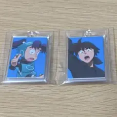 忍たま乱太郎 証明写真風アクリルプレートキーホルダー 土井半助　きり丸　2個