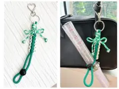 ペンライト.ハンディファン.ペットボトルのホルダー　推し活メンカラ　緑