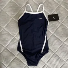 Nike 新品未使用タグ付き女児用水着 ネイビー 120