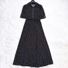 ローレンラルフローレン シャツワンピース ホースビット 金ボタン とろみ　XS