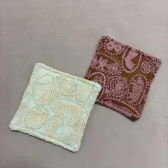 ミナペルホネン　ハンドメイド　jungle relief コースター　マット