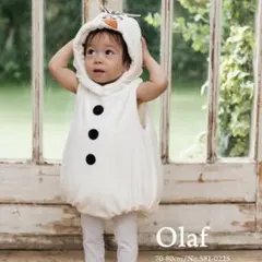 【バースデイ】cottoli オラフなりきりロンパース