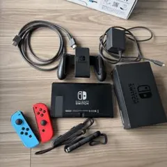 プロコントローラー付きNintendo Switch 本体 箱、純正充電器なし