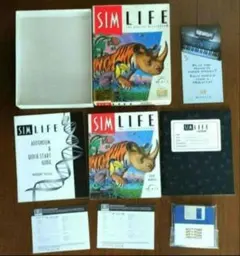 シムライフ　IBM　DOS　PCゲーム　SIMLIFE　シムシティ　フロッピー シムライフ IBM DOS PCゲーム SIMLIFE シムシティ フロッピー - メルカリ