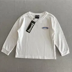 THRASHER ロンT 130 キッズ FLAKE スラッシャー 白 Tシャツ
