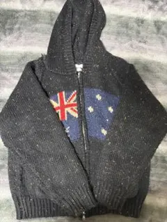 WISH FOR EVER ニット パーカー フルジップ