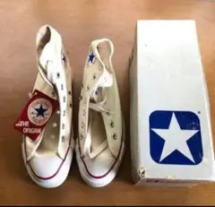 vintage デッドストック　80s コンバース　囲みロゴ　US5.5 24のサムネイル