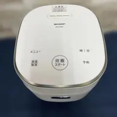 2024年製】SHARP 炊飯器 3合炊き KS-CF05B-W ホワイト - メルカリ