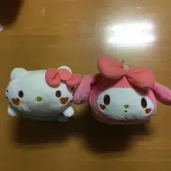 ハローキティ　マイメロ　ぬいぐるみ　セット　サンリオ