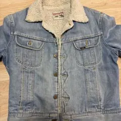 Lee ボア襟付きデニムジャケット　アメカジ　おそらく80s