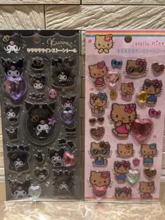 サンリオ正規品！日焼けハローキティ&クロミ シール2点セット
