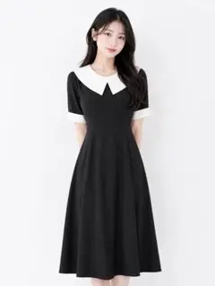 PRADA フォーマルワンピース 七分袖 ブラック M - メルカリ