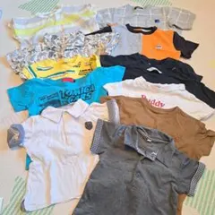 80～100cm 子供用 半袖Tシャツ まとめ売り 11点セットのサムネイル