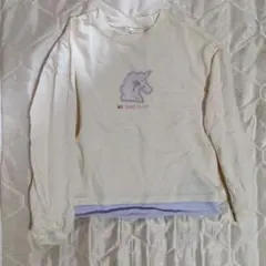 ユニコーンプリント トレーナー 130cm