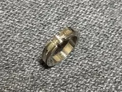 オールド バーバリー コンビ リング K18 シルバー - メルカリ