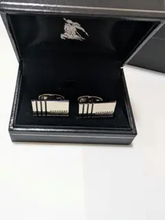 BURBERRY　BlackLabel　カフス　シルバー　未使用