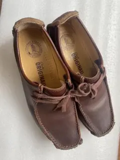 Clarks Originals ワラビー　ブラウンレザー