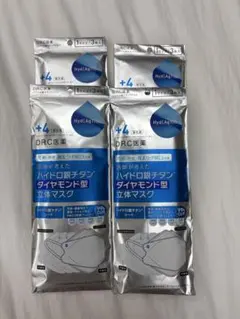 +4DR.C医薬【ハイドロ銀チタンマスク】 計12枚（3枚入×4袋）