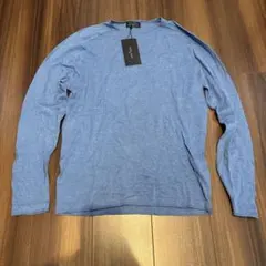 うさぎ様専用　ZARA MAN 長袖薄手ニット　ライトブルー 新品タグ付き