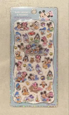 【正規品】プチドロップステッカー　ディズニー　ベビーミッキー＆フレンズ