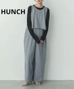 新品タグ付　HUNCH　ハンチ　前後2wayサロペット　送料込みのサムネイル