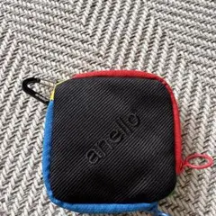 anello マルチカラー コインケース カラビナ付き