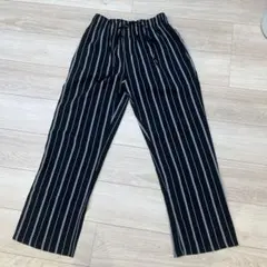 黒白ストライプ スラックス