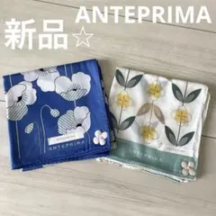 値下げ！新品⭐︎ANTEPRIMA ハンカチ 2枚セット 花柄のサムネイル