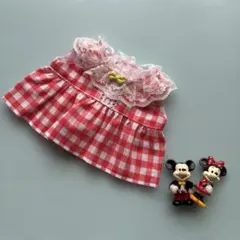 かえるのピクルス服 ビンドール リバティとレースのおしゃれワンピース