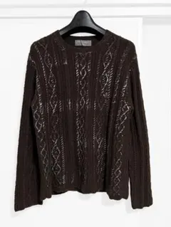 COMME DES GARCONS HOMME 田中オム ペンキ ケーブルニットのサムネイル