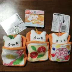 はなまるっ！ ベーカリーなの トーストおふとんマスコット 全3種 コンプセット