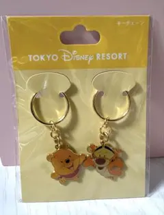 東京ディズニーリゾート くまのプーさん ティガー キーホルダー2個セットのサムネイル