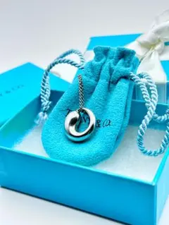 TIFFANY ティファニー エターナルサークル ネックレス シルバー P25のサムネイル
