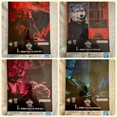 マンウィズ 一番くじ I賞　クリアファイル&ステッカー　4種セット