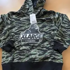 XLARGE 迷彩柄 フード付きパーカー 120cm