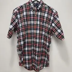 【Ralph Lauren】　半袖チェックシャツ M