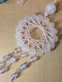 ピンク系ドリームキャッチャー