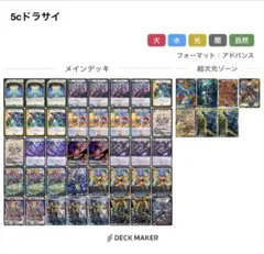 【最終値下げ】赤青マジック アドバンス 調整パーツ付き 最終値下げ！】 赤青マジック アドバンス構築 ガチ構築 デュエマ