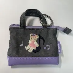 ファミリア　宝塚コラボ　ミニバッグ　デニムバッグ 新品未使用 ファミリア×宝塚 限定コラボ ミニデニムバッグ チャーム - メルカリ
