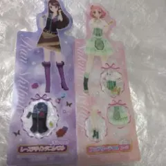 アイカツ 紫吹蘭 北大路さくら 2장 세트