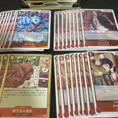 ワンピースカード　師弟の絆　赤デッキパーツ 32枚セット