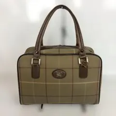 バーバリー ノバチェック ミニボストンバッグ ヴィンテージ オールド Burberrys バーバリーズ ミニボストンバッグ チェック柄 ヴィンテージ
