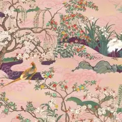 和柄　ネオジャパネスク　花鳥風月　生地　ハギレ