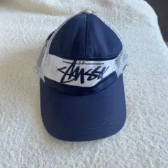 STUSSY ネイビー キャップ メッシュのサムネイル