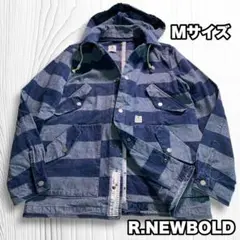 R.NEWBOLD ボーダー デニム M65カバーオール ポールスミス Mサイズ