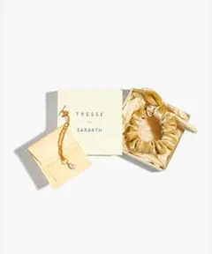 美品　SARARTH+TRESSEGOLD シュシュ