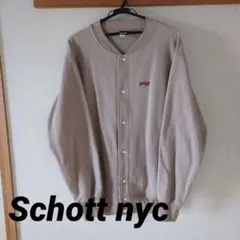 【古着】Schott N.Y.C. スウェットカーディガン XLのサムネイル