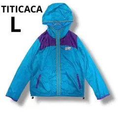 TITICACAフード付きナイロンジャケット Lサイズ　チチカカ　ユニセックス